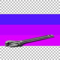 Isolated crescent wrench photo