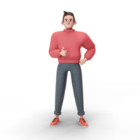 3D Character Guy png