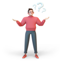 3D Character Guy png