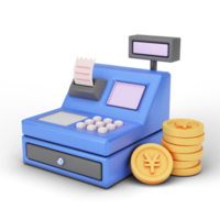 finance et argent illustration 3d. rendu 3d png