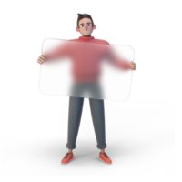 cara de personagem 3d png