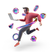chico personaje 3d png