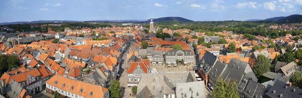 vista panorámica de goslar en alemania foto