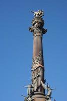 Columbus monument in Barcelona photo