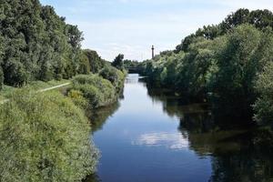río leine en hannover alemania foto