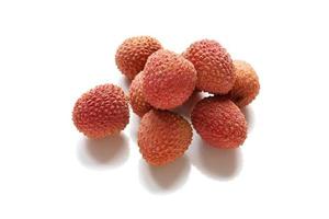 lychee or litchi chinensis photo