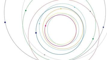 Modern futuristic data network connection elements vector background