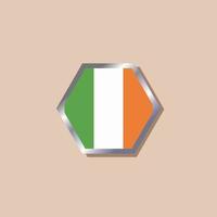 Illustration of Ireland flag Template vector