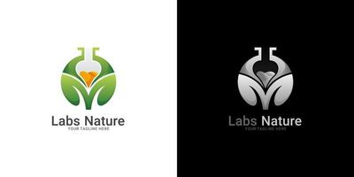 Modern Nature Logo Design Template vector