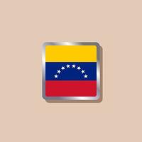 ilustración de la plantilla de la bandera de venezuela vector