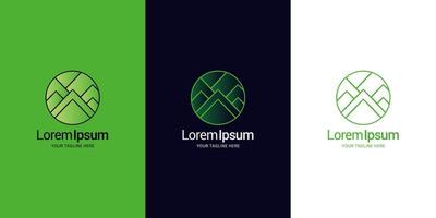 Modern Nature Logo Design Template vector