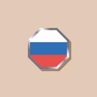 Illustration of Russia flag Template vector