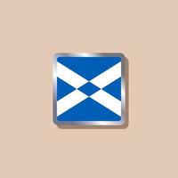 Illustration of Scotland flag Template vector