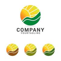 Modern Nature Logo Design Template vector