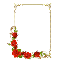 Flowers Photo Frame Free Png