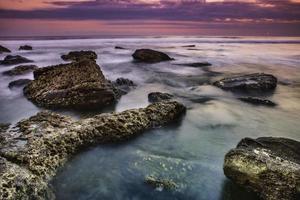 The evening on the beach photo