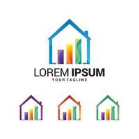 Real Estate Logo Design Template vector