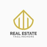 Real Estate Logo Design Template vector