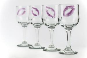 Kiss on the glasses photo