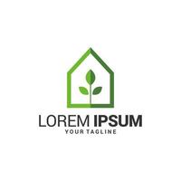 Modern Nature Logo Design Template vector