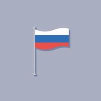 Illustration of Russia flag Template vector