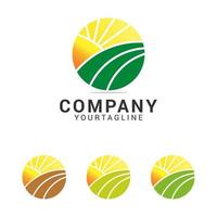 Modern Nature Logo Design Template vector