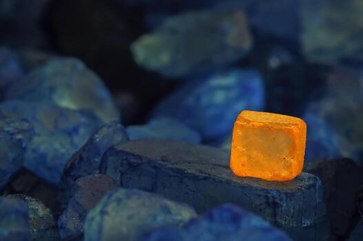 Bath salts macro photo