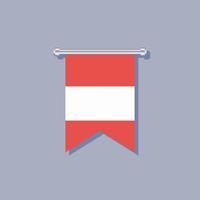 Illustration of Austria flag Template vector