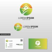 Modern Nature Logo Design Template vector