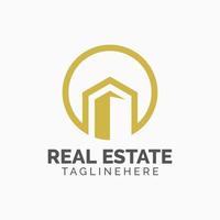 Real Estate Logo Design Template vector