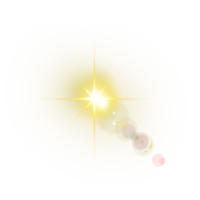 effet de lumière parasite numérique réaliste png