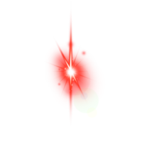 effet de lumière parasite numérique réaliste png