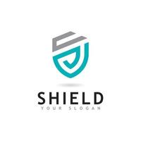 Shield logo icon design template vector