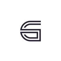 G logo vector template  Creative G letter initials logo design