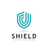 Shield logo icon design template vector