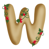 Frohe Weihnachten-Alphabet-Set png