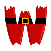 conjunto de alfabeto de feliz navidad png