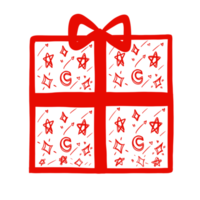 Kerstmis Cadeau van de kerstman claus png