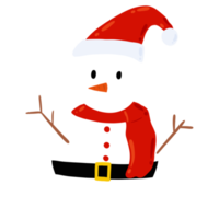 Frohe Weihnachten Schneemann png