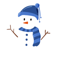 Frohe Weihnachten Schneemann png