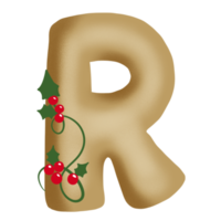 Merry Christmas Alphabet Set png