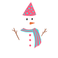 joyeux noel bonhomme de neige png