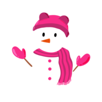 Frohe Weihnachten Schneemann png