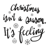 Natale citazione lettering png