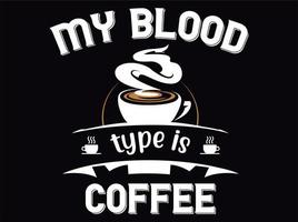 Coffee t-shirt design file vector