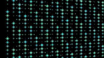 Futuristic big date technology green box pattern abstract background - computer illustration graphic technology background concept photo