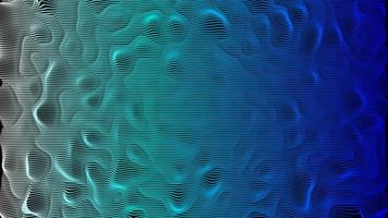 Blue waving liquid surface background - computer illustration graphic science background photo