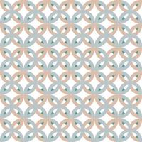 Abstract geometric seamless pattern in pastel colors vector