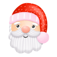 Watercolor Santa claus Clipart, Xmas png