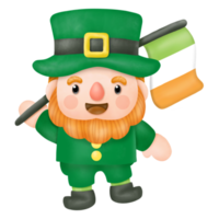 st. Patrick's Day Aquarell Cliparts, png